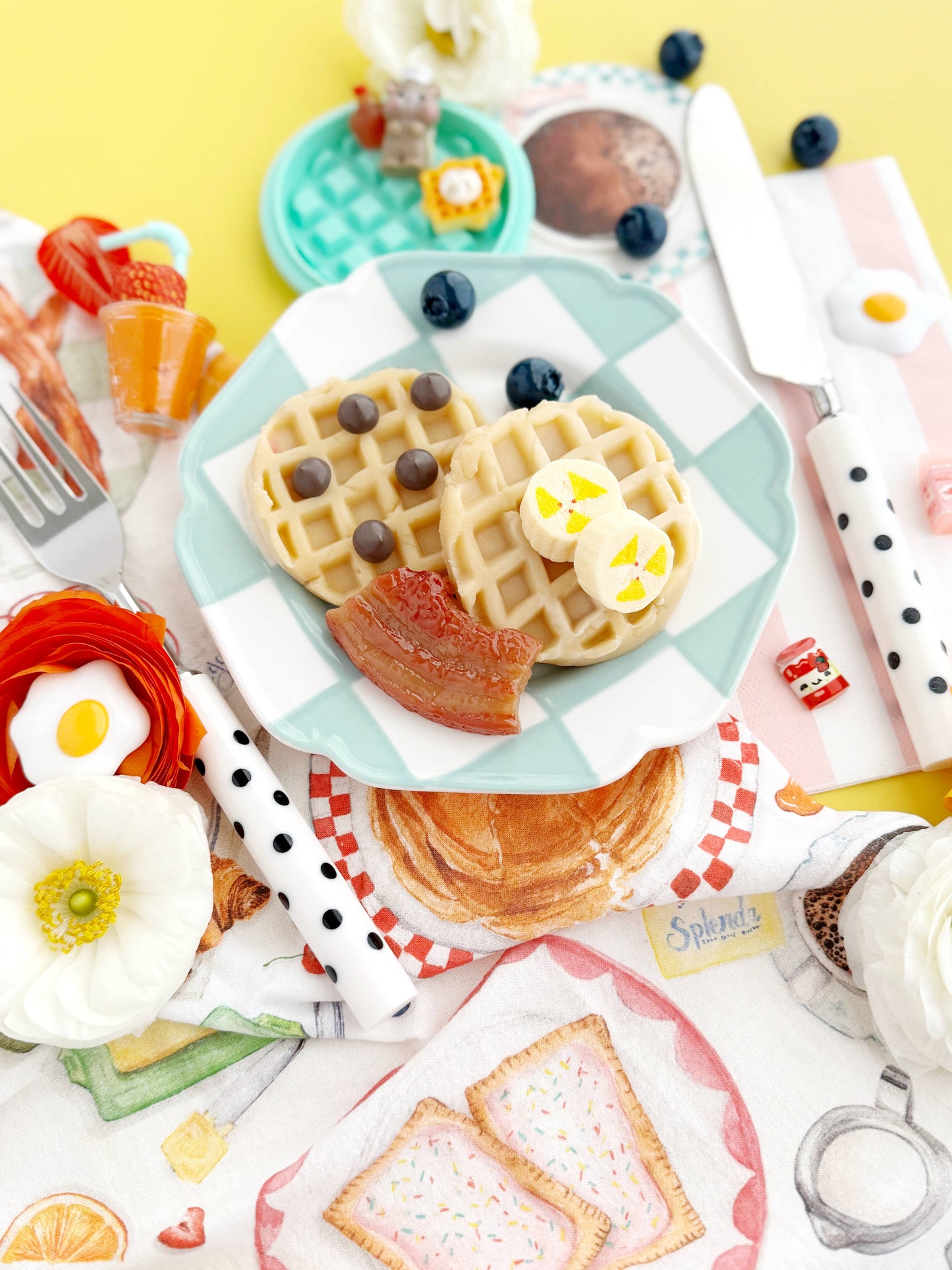 Earth Grown KidDoughs (KidDoughs by EGKD) - Sunny Side Diner KidDough Play Kit