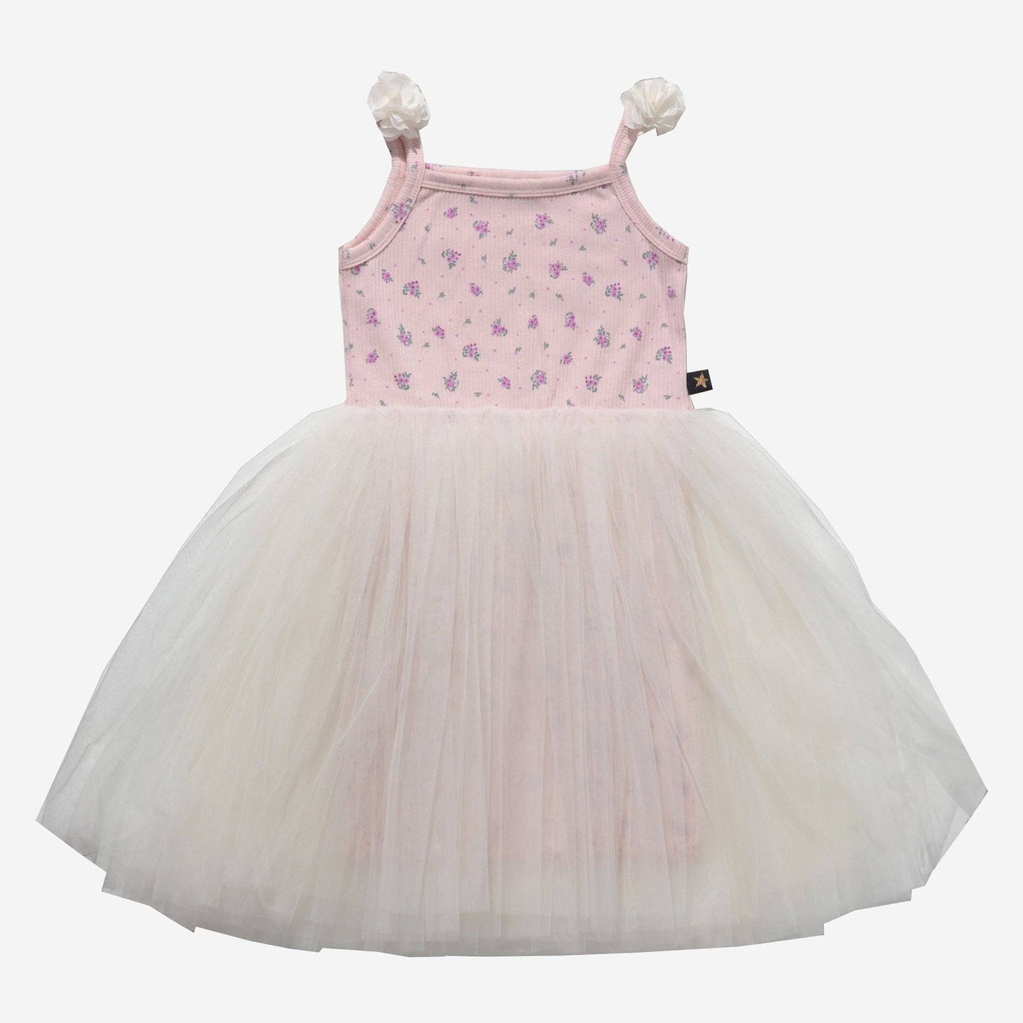 Petite Hailey - Vintage Flower 6 Tutu Dress: Pink / 6