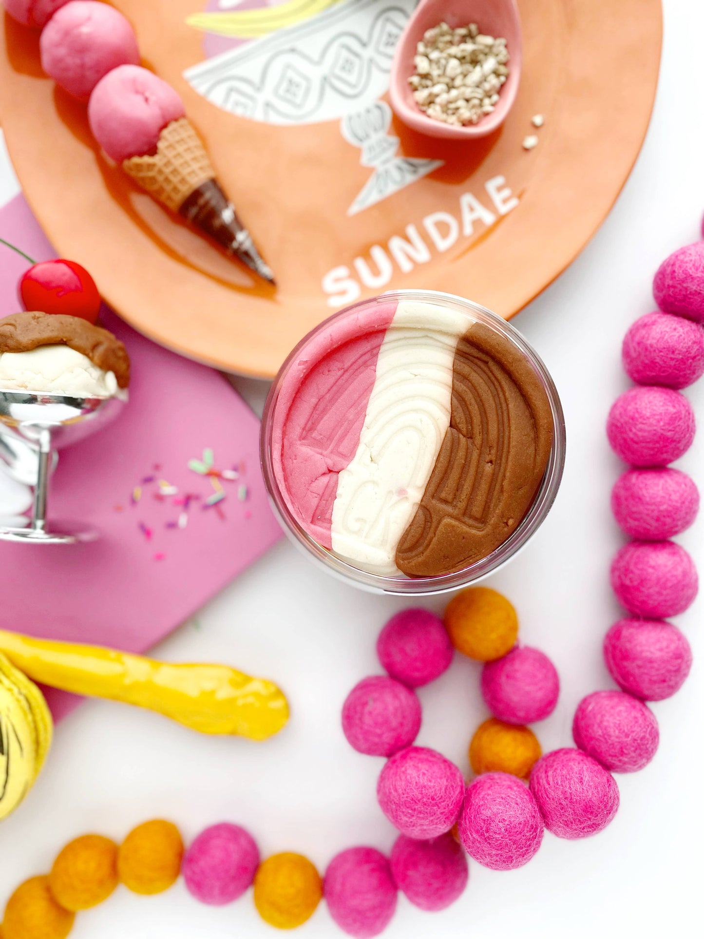 Earth Grown KidDoughs (KidDoughs by EGKD) - Ice Cream KidDough Play Kit