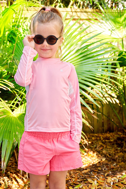 Babiators - UPF 50+ Baby and Kids Water Shorts (Award Winning): Pink Paradise