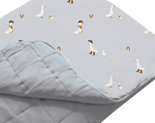 gunamuna - FW25 CLOUD BLANKET: Cowboy Goose / Toddler / 1.0