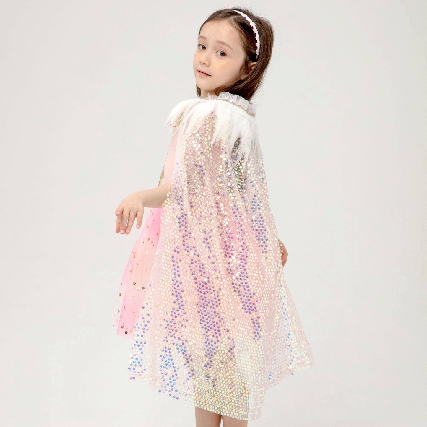 Petite Hailey - Flower Lace Tutu Dress: Peach / 3