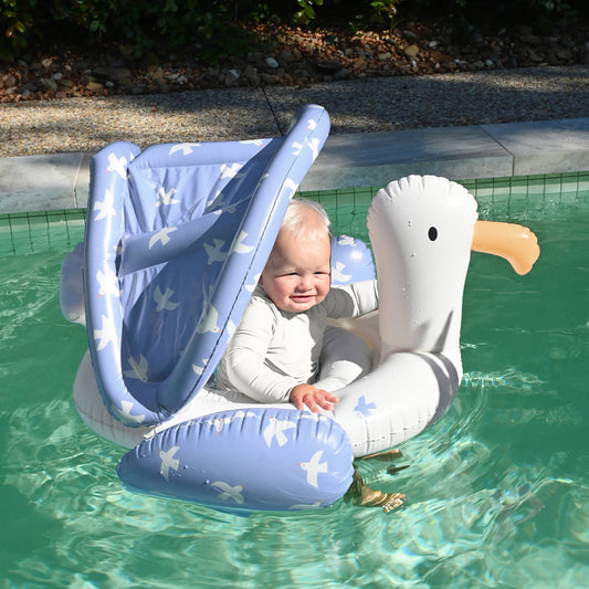 Sunnylife - Baby Float Sid the Seagull Blue