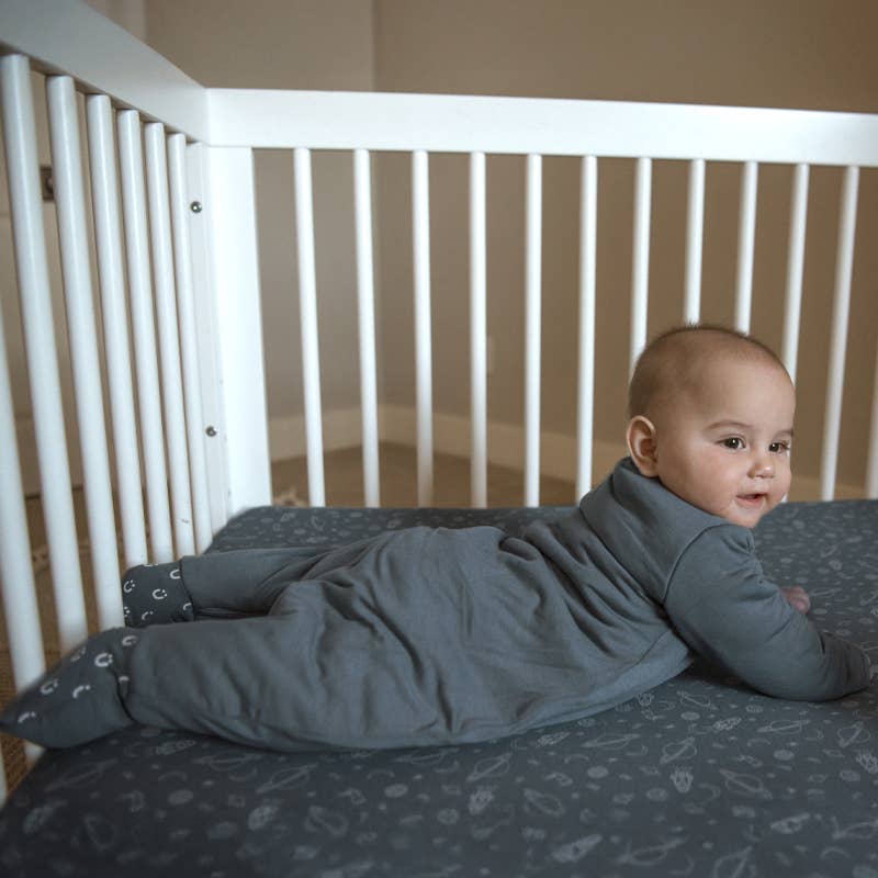 gunamuna - FW25 LONG SLEEVE FOOTIE SLEEP BAG: Goose / 18-36M / 1.0