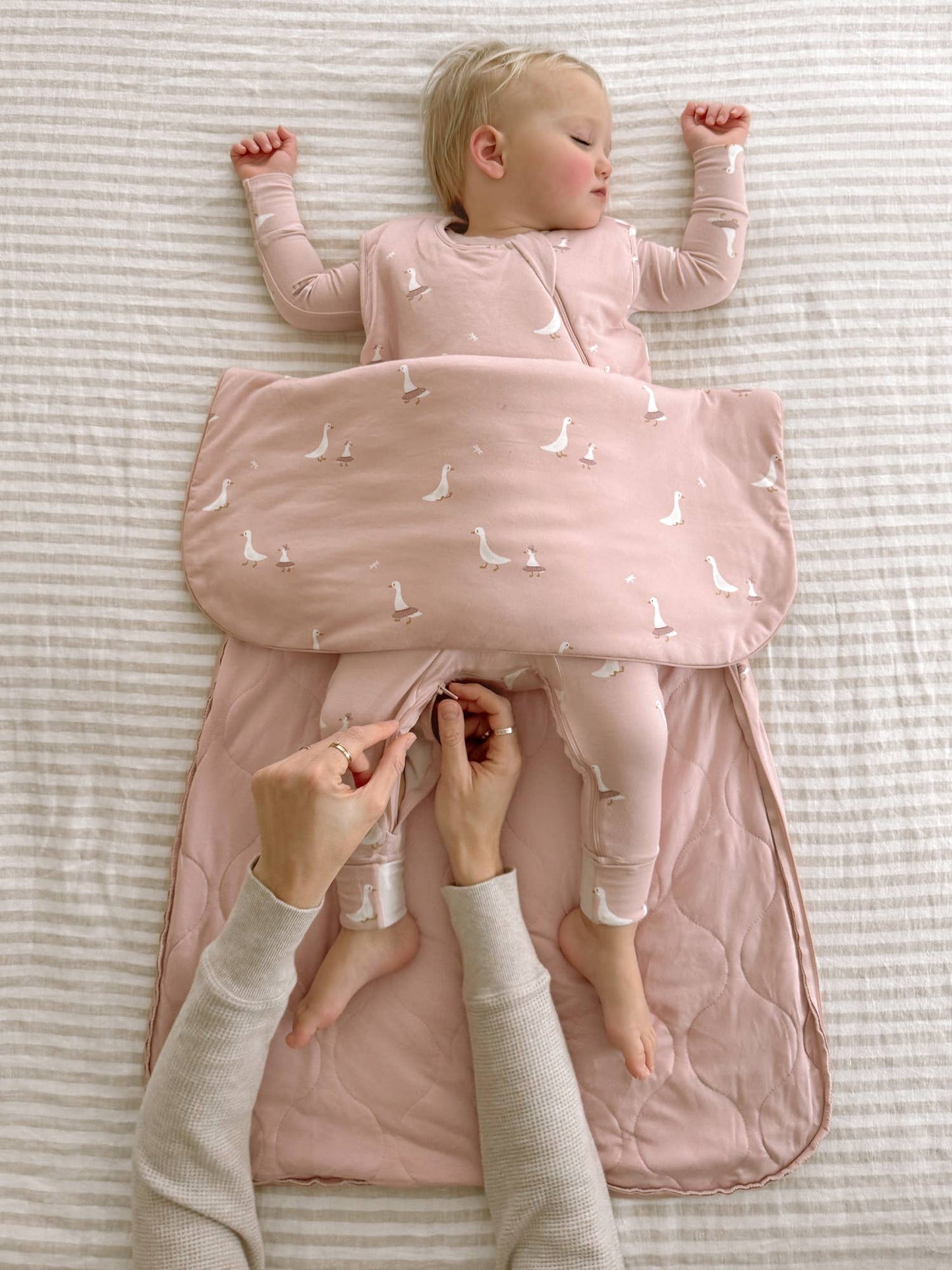 gunamuna - SLEEP BAG 1.0: Goose / 3-9 months / 1.0