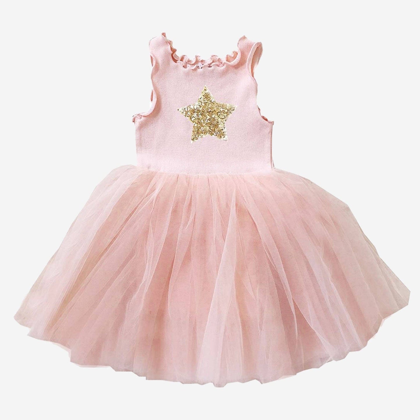 Petite Hailey - PH Star Tutu Dress: Pink / 2