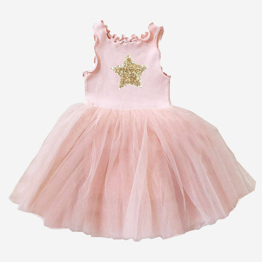 Petite Hailey - PH Star Tutu Dress: Pink / 2