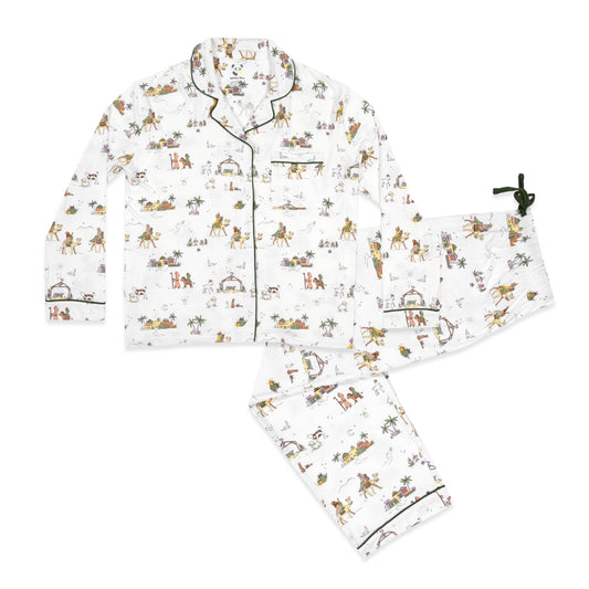 Bellabu Bear - Yule Tide Bamboo Women's Pajama Set: XS