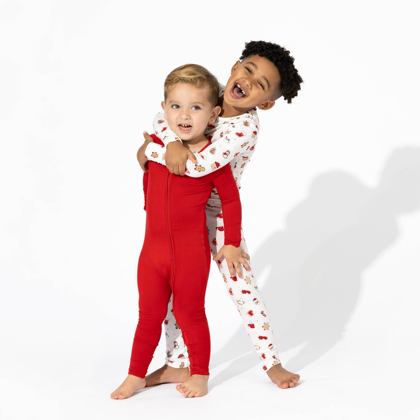 Bellabu Bear - Christmas Sugar Cookies Bamboo Kids Pajamas Two-Piece Set: 3T